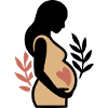 Pregnant Woman Baby Belly Silhouette