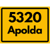 ANCIEN CODE POSTAL 5320 Apolda Glockenstadt