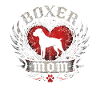 Boxer Heart Wing Emblem