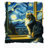 Nuit étoilée du Maine Coon