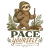 Pace Yourself Sloth Hiking