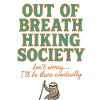 Société de randonnée essoufflée