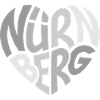 Nuremberg Heart Graffiti Typo