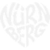 Lettrage en cœur de Nuremberg