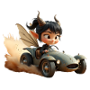 Adventure Goblin in Sand Car