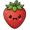 Cute Strawberry - Summer Fruit Kawaii Cute