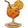 Boisson en papier : Orange Face