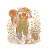 I Bury Things Maybe Plant Squirrel