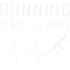 Running Is Therapy Running T-Shirt