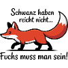 Roter Fuchs Cartoon-Illustration