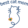 Best Cat Mom Regenbogenherz