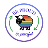 Pride Regenbogen-Schaf: Stolz und Friedlich