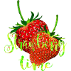 Fraises avec lettres