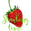 Fraise avec expression