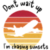 Don pour voyageurs fréquents Sunset Airplane