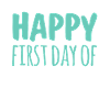 Bright First Day of School