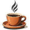 Cup of Aromatic Hot Coffee