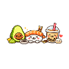 Sushi Kawaii Avocat Bubble Tea