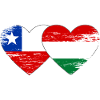 Bolivien_Ungarn_Flagge_Herz_used