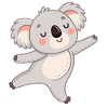 Koala Happy Kawaii Drawing