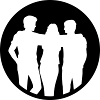 People Group Silhouette Friends Team Together