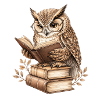 Hibou de lecture