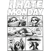 I Hate Monday Sloth Comic