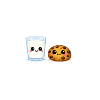 Milk and Cookie Kawaii Duo