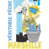 Marseille Poiscaille Fraîche Cartoon