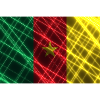 Filet de drapeau néon Cameroun