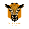 Geometric Giraffe in Ochre