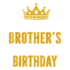 Brother's 21st Birthday Crown Tee