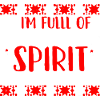 Voll mit Weihnachtsgeist-Vodka-Tee