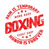Boxing Stamp: Daily Grind Motto