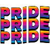 Pride Rainbow Lettering