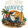 Juste là pour les vagues