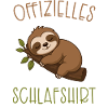 Offizielles Schlafshirt Faultier