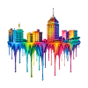Fresno California Dripping Paint