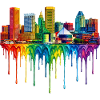 Baltimore Maryland Dripping Paint