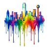 Dallas, Texas – Dripping Paint