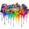 Bakersfield California Dripping Paint