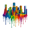 Houston, Texas – Peinture dégoulinante