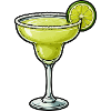 Lime Margarita Glass Design