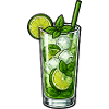 Mint Lime Mojito Illustration