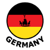 Imperial Germany Wagon Flag Semicircle