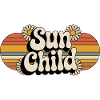 Sun Child Retro Design 70s 80s