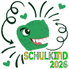 Dinosaurier Schulkind 2026