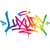 Luxury Rainbow Graffiti Street Art