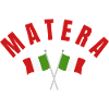 Matera Crossed Italian Flags Emblem