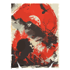 Red Moon Wilderness Silhouette